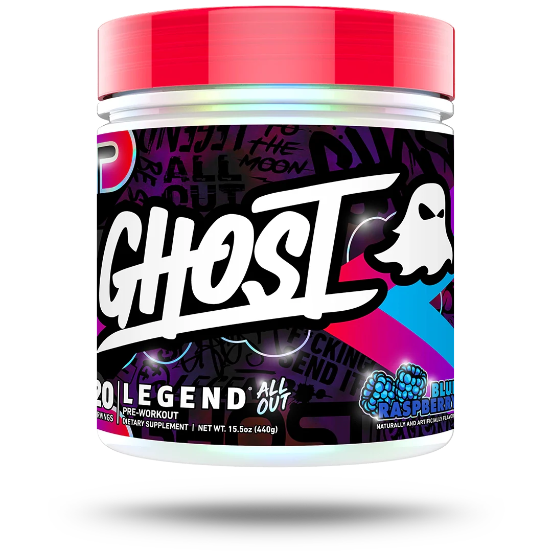 Ghost Legend All Out Pwo Pre Entreno 20 Servicios Blue Raspberry