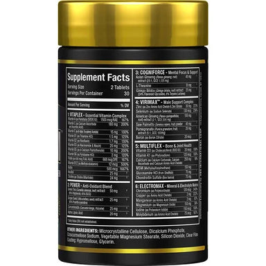 Allmax Vitaform For Men 30 Servicios informacion nutricional