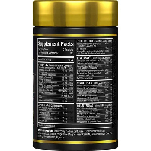 Allmax Vitaform For Men 30 Servicios informacion nutricional