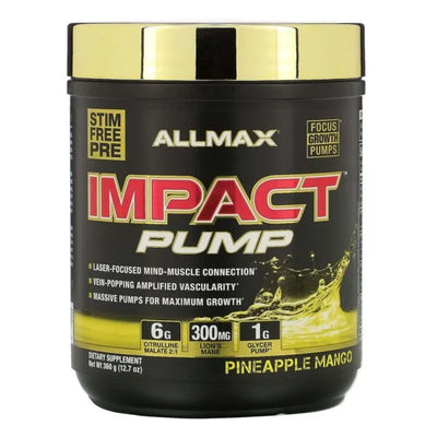 Allmax Impact Pump Pre Entreno 30 Servicios mango piña