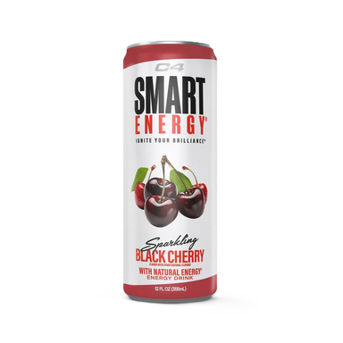 C4 SMART ENERGY DRINK 12 PACK sparkling black cherry