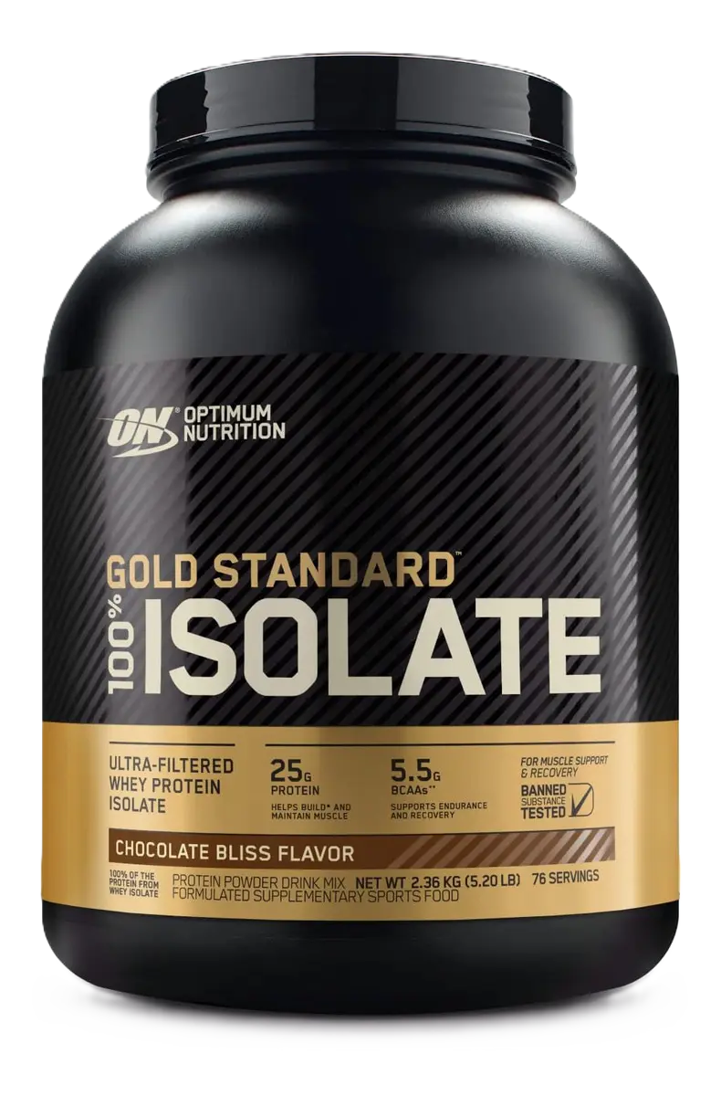 Optimum Nutrition Proteina Gold Standard 100% Isolate 5 libras chocolate