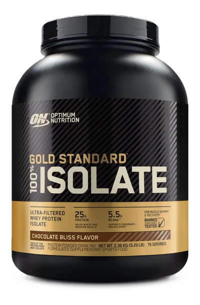 Optimum Nutrition Proteina Gold Standard 100% Isolate 5 libras chocolate