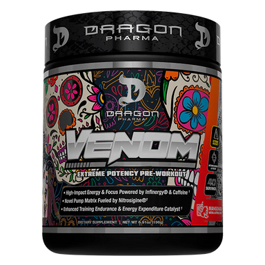 Dragon Pharma Venom Pre Entreno 40 Servicios mangonada