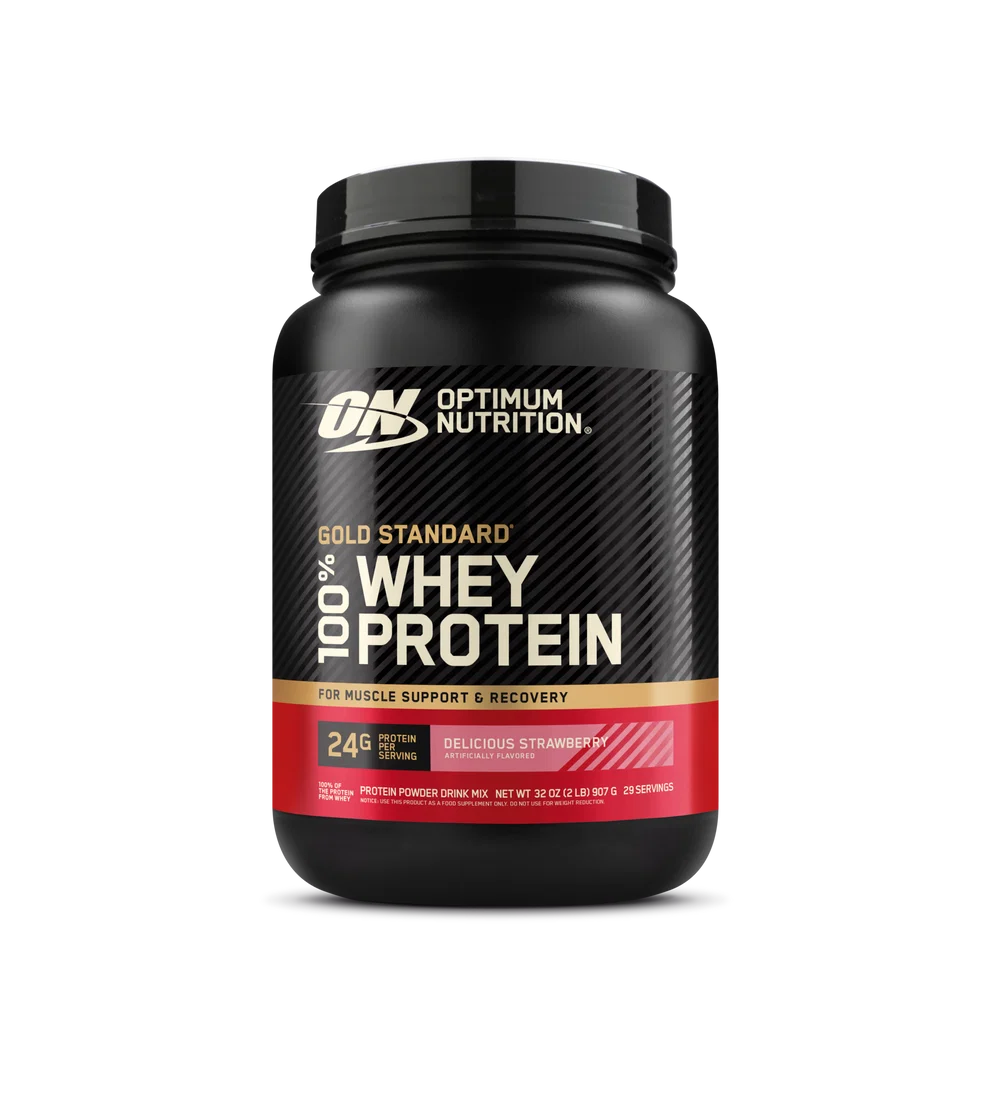 Optimum Nutrition Proteina Gold Standard 100% Whey 2 Lbs fresa