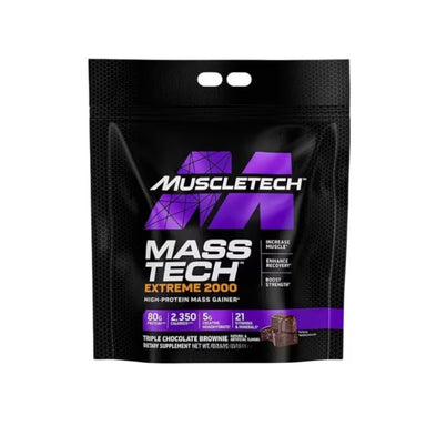 Muscletech Mass Tech Extreme 2000 12 Lbs Ganador Triple chocolate brownie