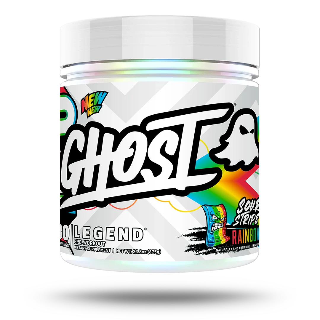 Ghost Legend V4 Pre Entreno 30 Servicios sour strips rainbow