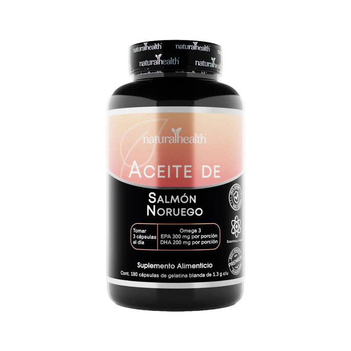 Natural Health Aceite Salmon Noruego 180 Capsulas