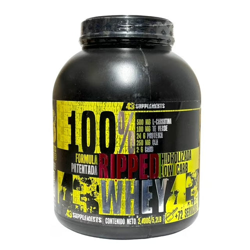 43 Supplements Proteina Whey Ripped 5 Lbs 72 Servicios galleta
