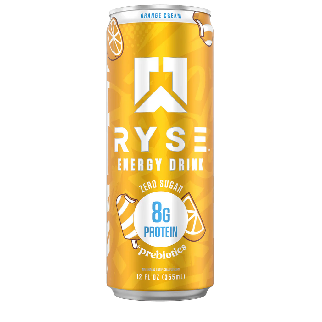 Ryse Energy Drink + Proteina 12 pack Orange Cream