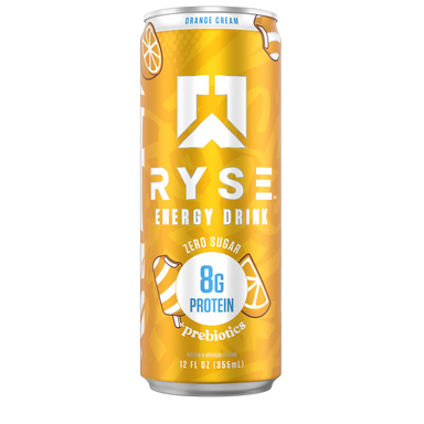 Ryse Energy Drink + Proteina 12 pack Orange Cream