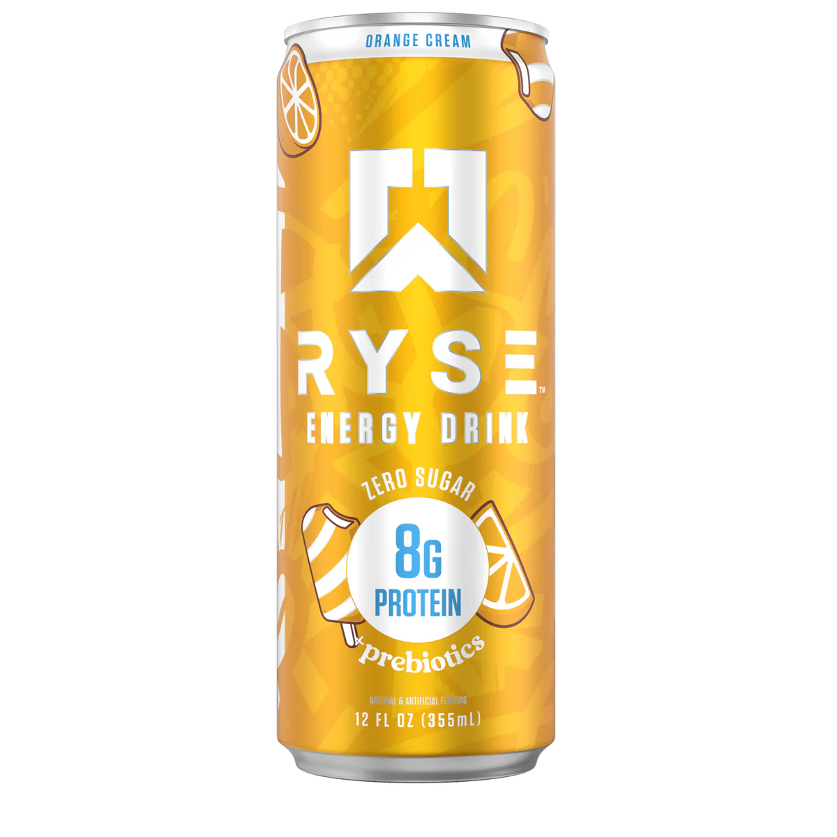 Ryse Energy Drink + Proteina 12 pack Orange Cream