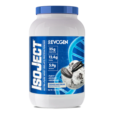 Evogen Proteina Isoject 2 lbs 28 Servicios cookies and cream