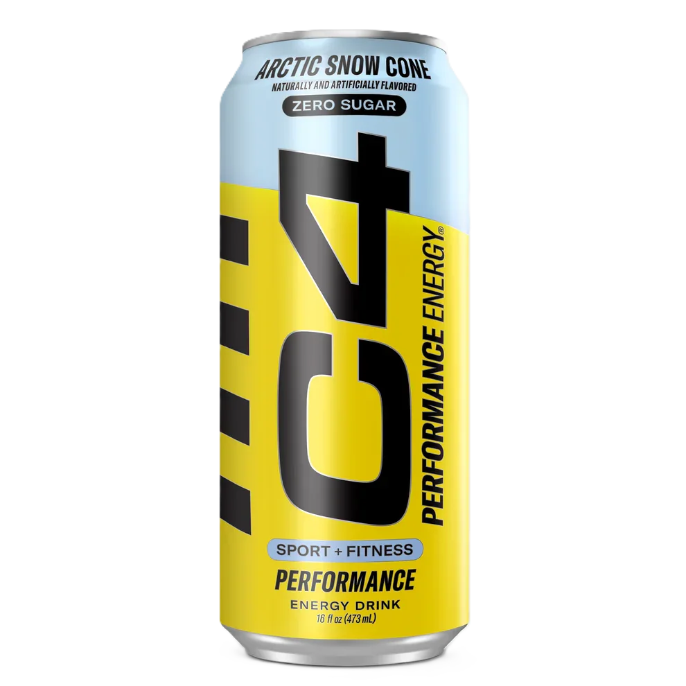 Cellucor c4 energy drink zero azucar 16 oz (12 latas) snow cone
