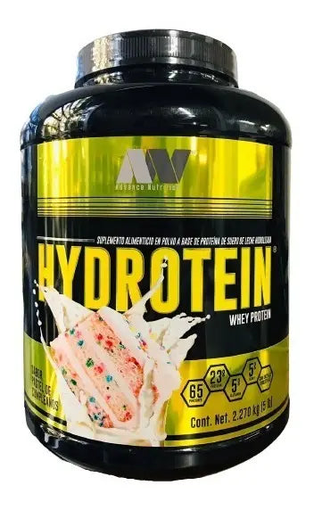 Advance Nutrition Proteina Hydrotein 5 Libras pastel de cumpleaños