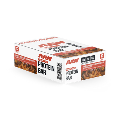 Raw Nutrition Barras de Proteina 12 pack Dark Chocolate Cookie Butter