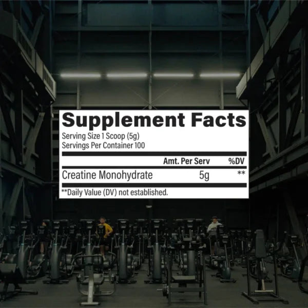 Raw Nutrition Essentials Creatina Monohidratada 510Gr 100 Servicios Informacion nutricional