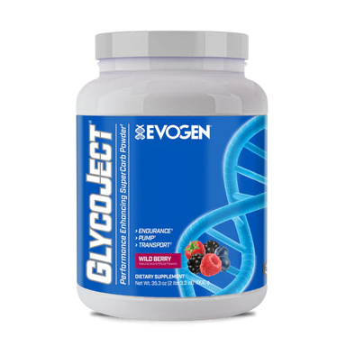 Evogen Glycoject 2 Lbs 37 Servicios. Supercarbohidratos wild berry