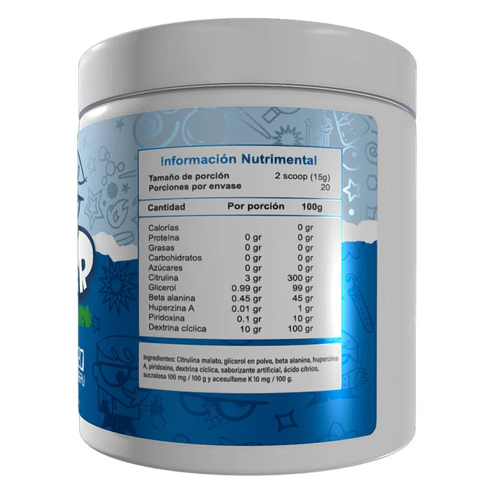Essentials Jarabito De Dexter Pre Entreno 20 Servicios informacion nutricional