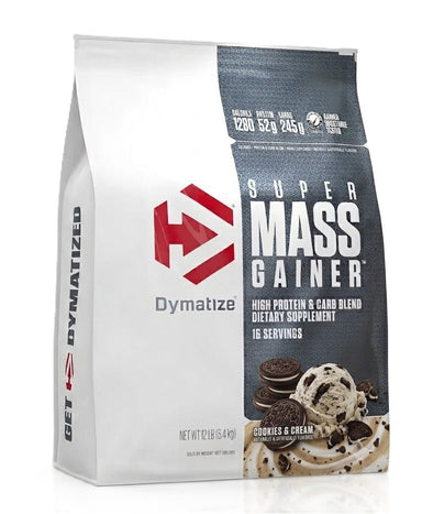 Dymatize Proteina Super Mass Gainer 12 Libras Cookies and Cream