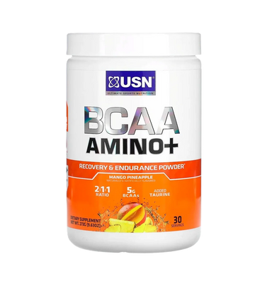 USN Bcaa Amino 30 servicios. Aminoácidos mango piña