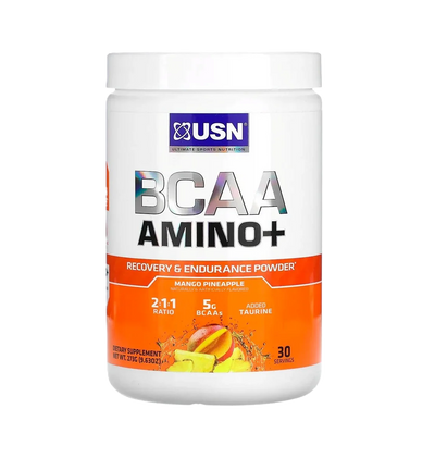 USN Bcaa Amino 30 servicios. Aminoácidos mango piña