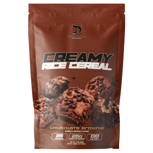 Dragon Pharma Creamy Rice Cereal 25 Servicios Chocolate Brownie Portada