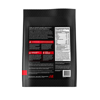 Muscletech Nitrotech whey 10 lbs Informacion nutricional