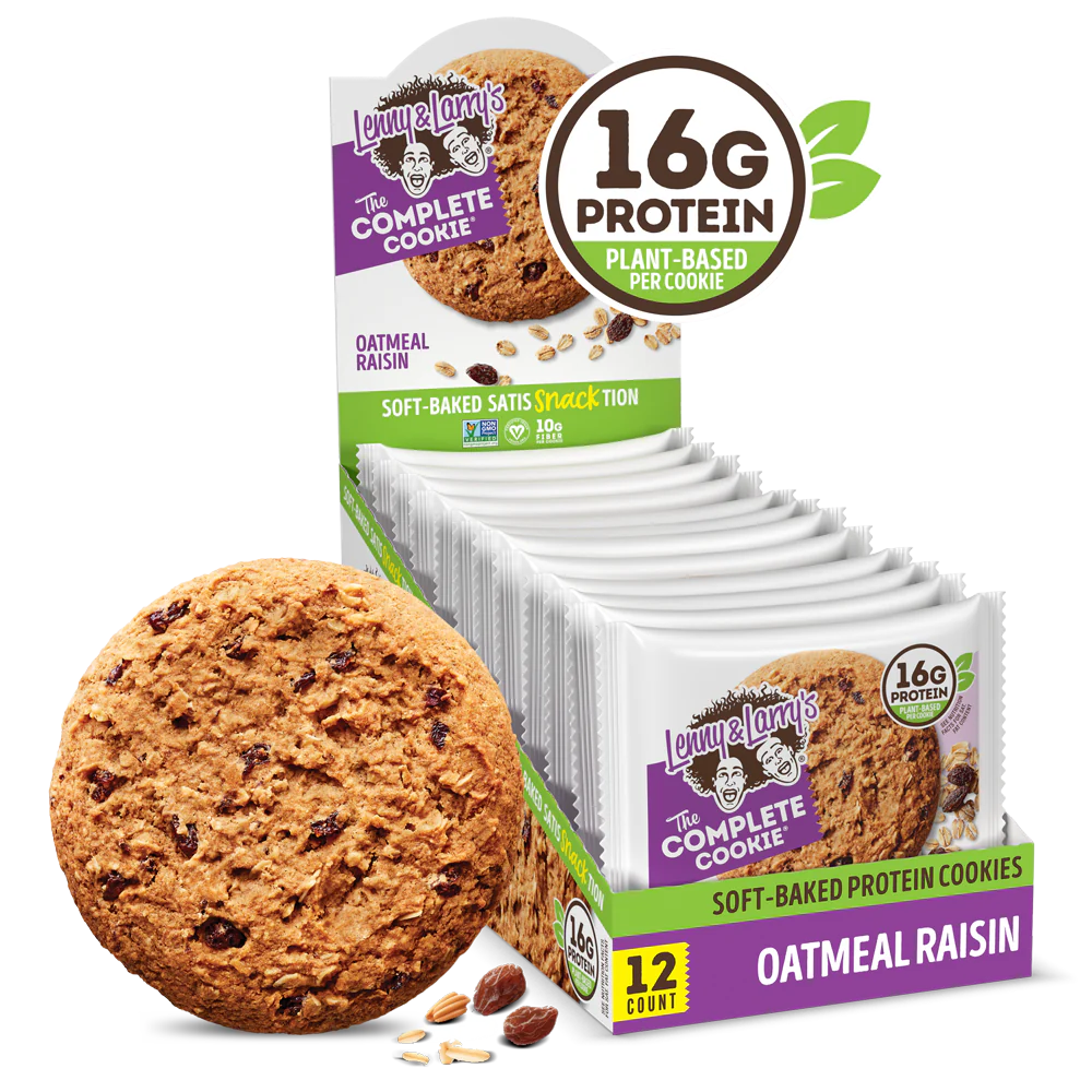 Lenny and Larry The complete Cookie 12 Galletas Avena con Pasas