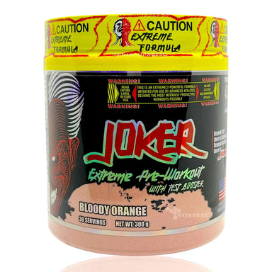 Terror labz. Joker Extreme Pre Workout 30serv Bloody Orange Portada
