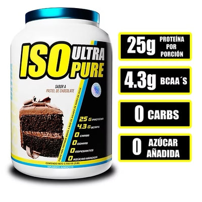 BHP Nutrition Iso Ultra Pure 2Lbs Proteina Sabor Chocolate