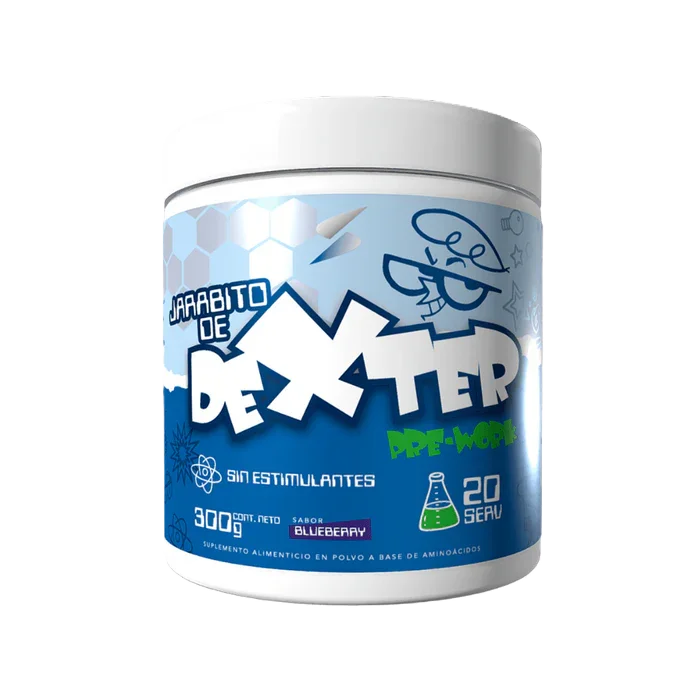 Essentials Jarabito De Dexter Pre Entreno 20 Servicios mora azul