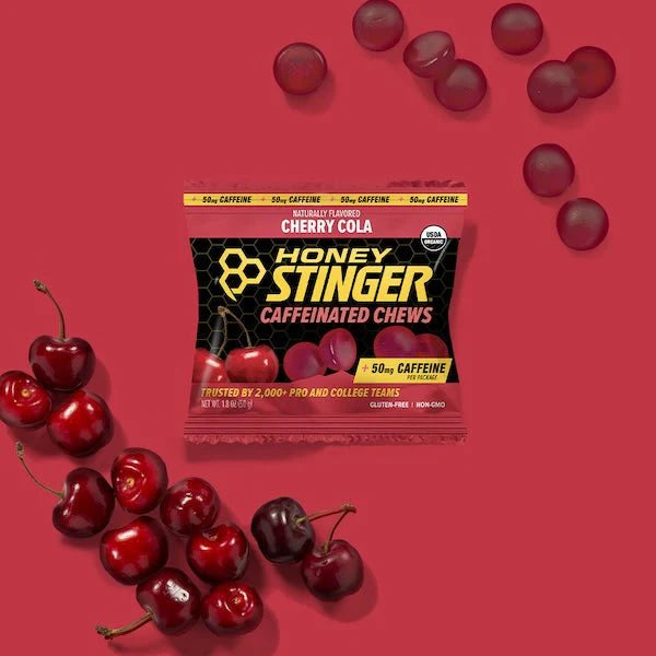 Honey Stinger Gomitas Energéticas 12 Pack Cherry Cola Portada 2