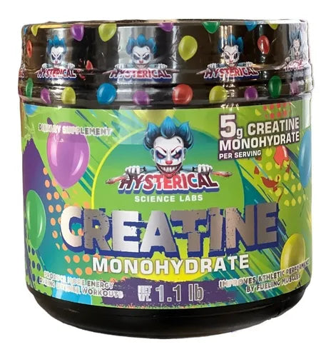 Hysterical Creatina Monohidratada 500g 100 Servicios Sabor Sin Sabor