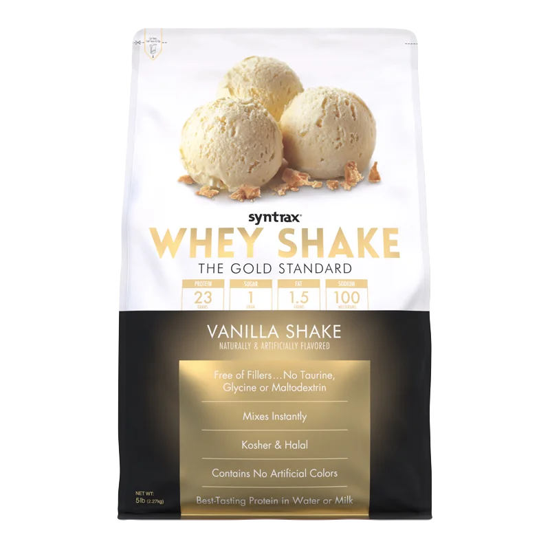 Syntrax Whey Shake Proteina 5 Libras 75 Servicios Vainilla