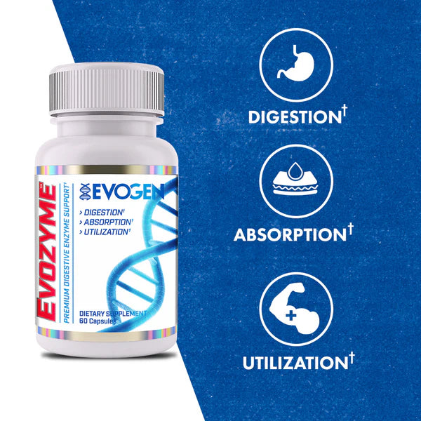 Evogen Evozyme Enzimas Digestivas Premium 60 Capsulas portada 2