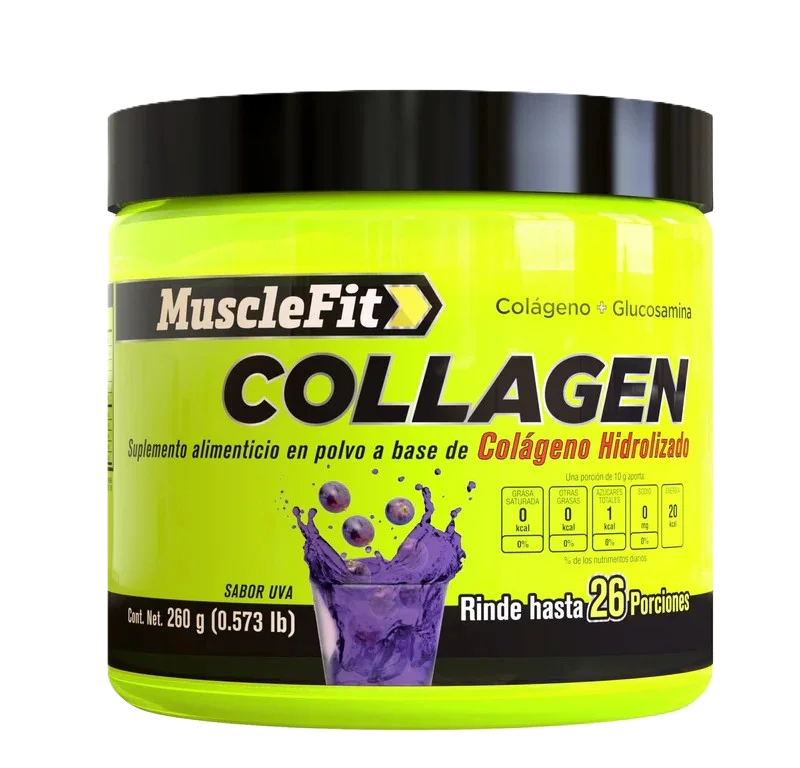 Musclefit Colageno Hidrolizado 26 Servicios uva