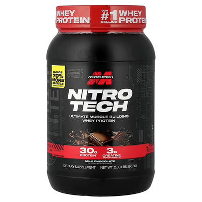 Muscletech Nitrotech Ripped 2lbs 21 Servicios Proteina CHOCOLATE