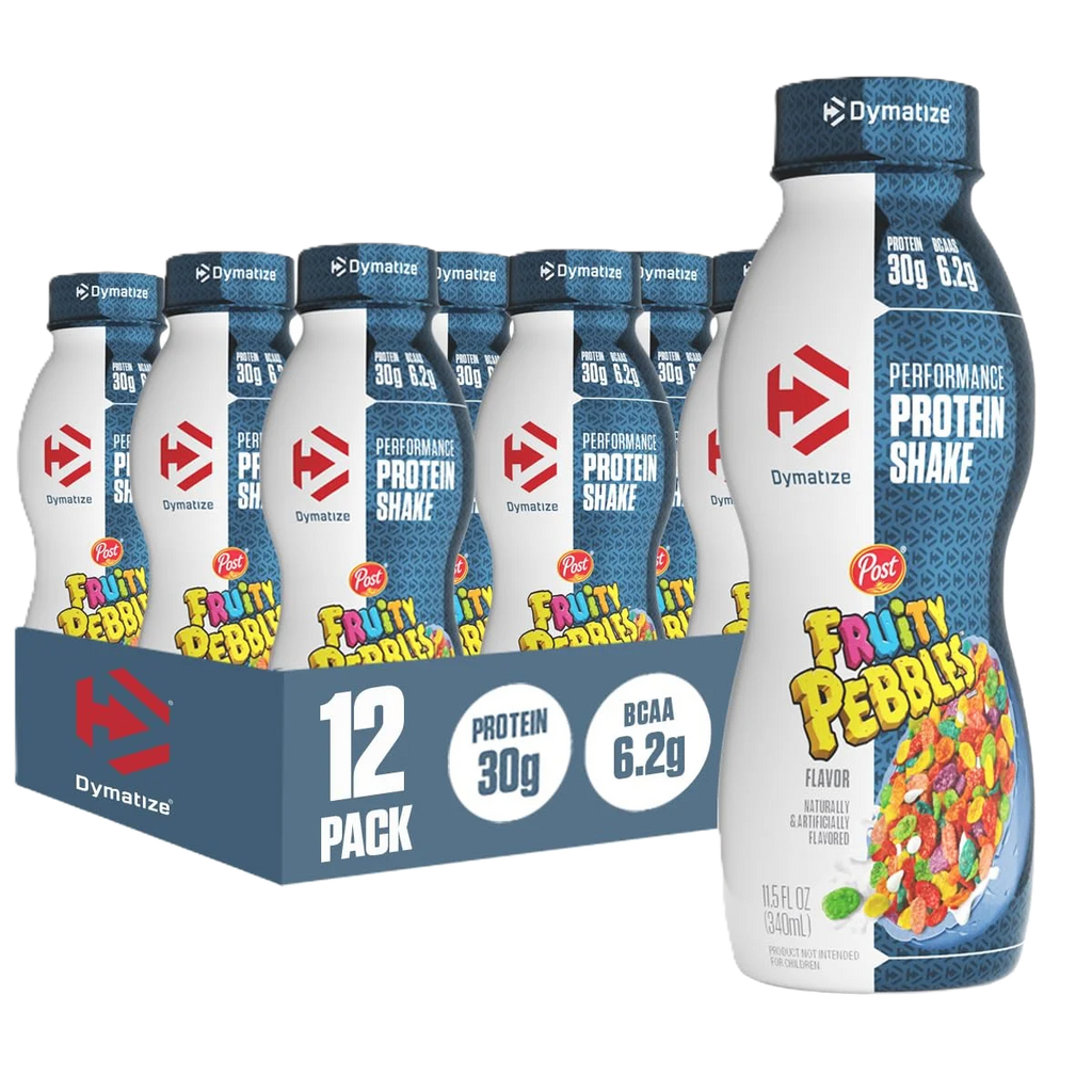 Dymatize Ready To Drink Proteina Shake 12 pack Fruity Pebbles Portada