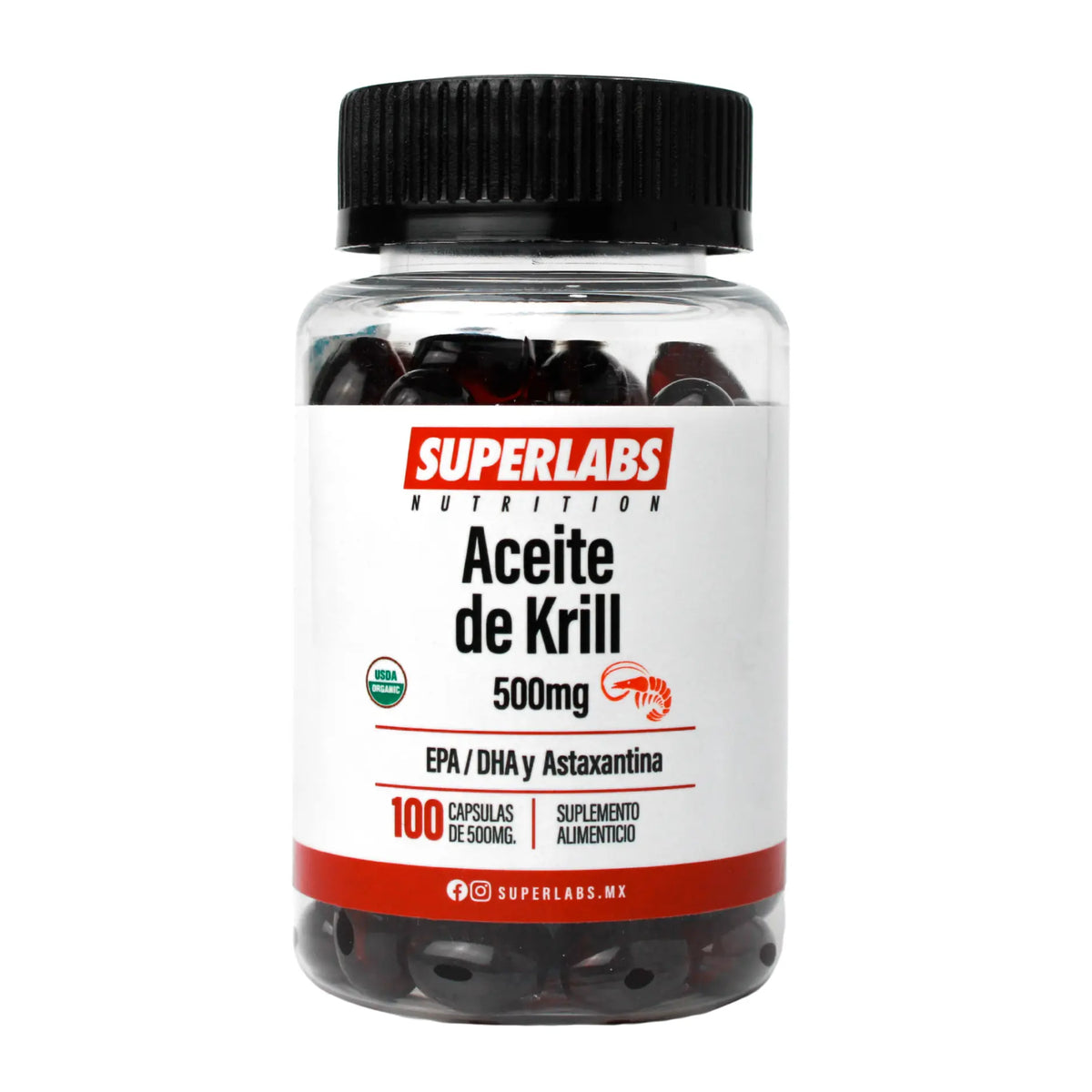 Superlabs Nutrition Aceite de krill 500 mg 100 Caps