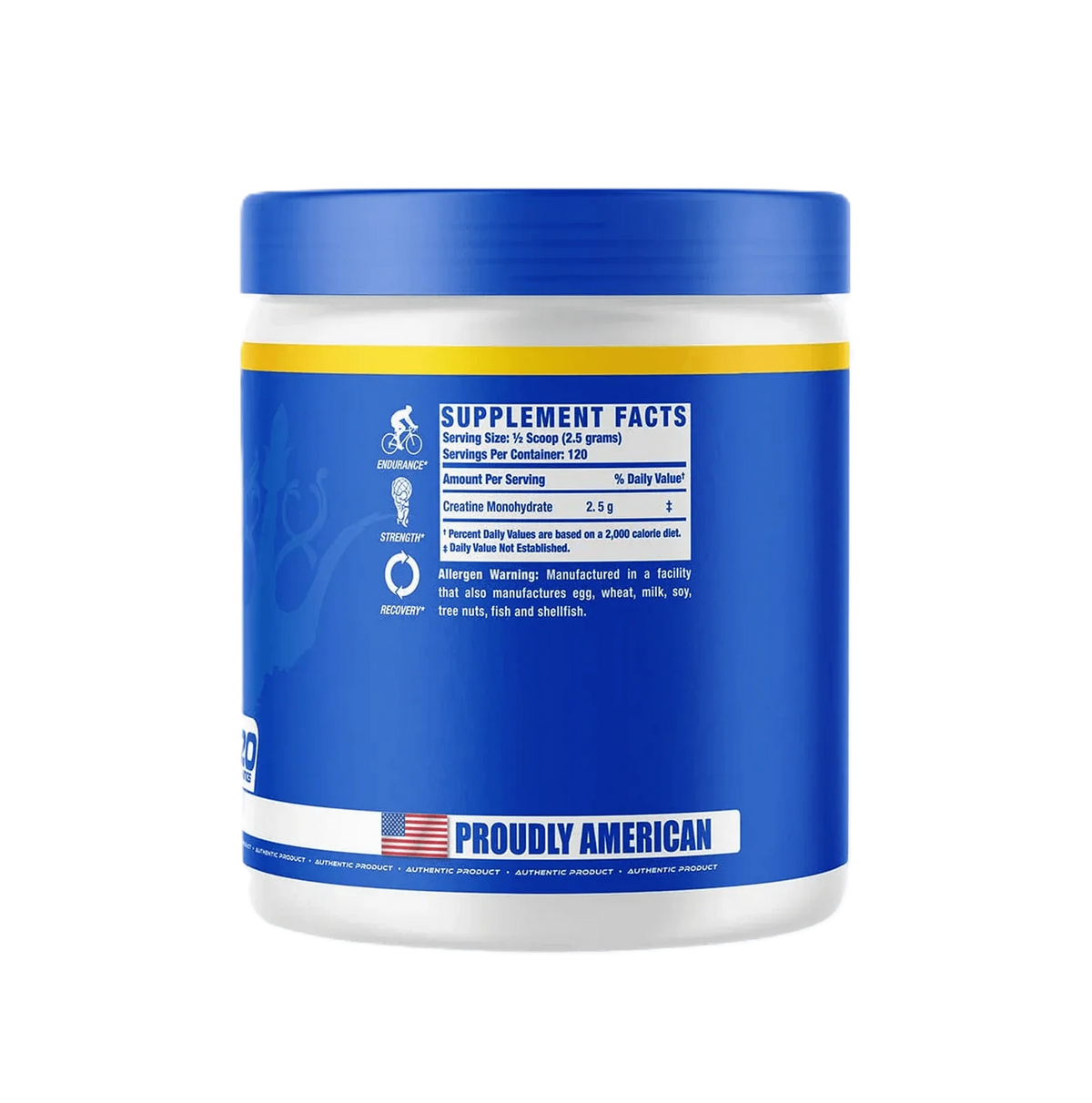 Ronnie Coleman Creatina Xs 120 Servicios informacion nutricional