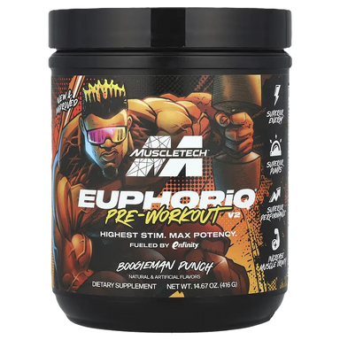 Muscletech Euphoriq Pre Entreno 20 Serv Boogieman Punch