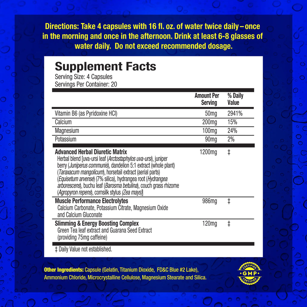 MHP X-pel 80 Capsulas informacion nutricional