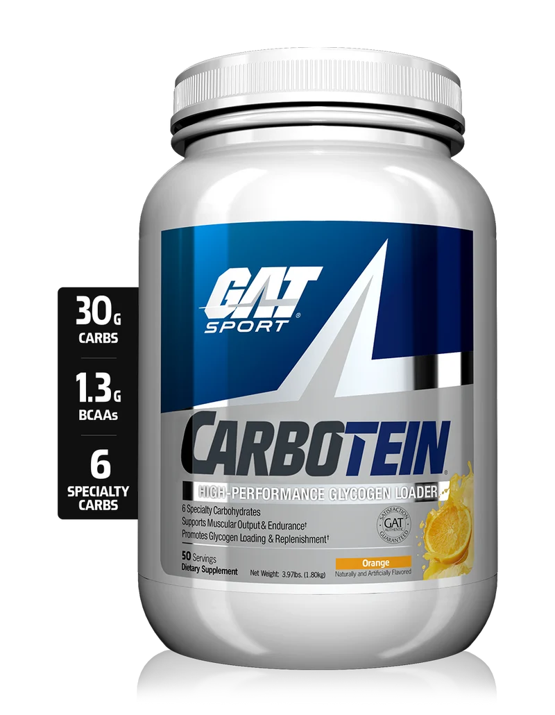 GAT Sport Carbotein 4Lbs 50 Servicios naranja