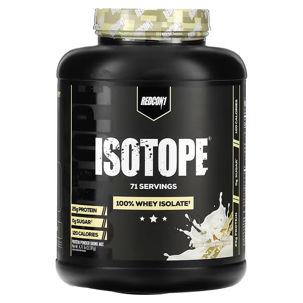 Proteina Redcon1 Isotope 100% Whey Isolate 5 Lbs 71 Porcione vainilla