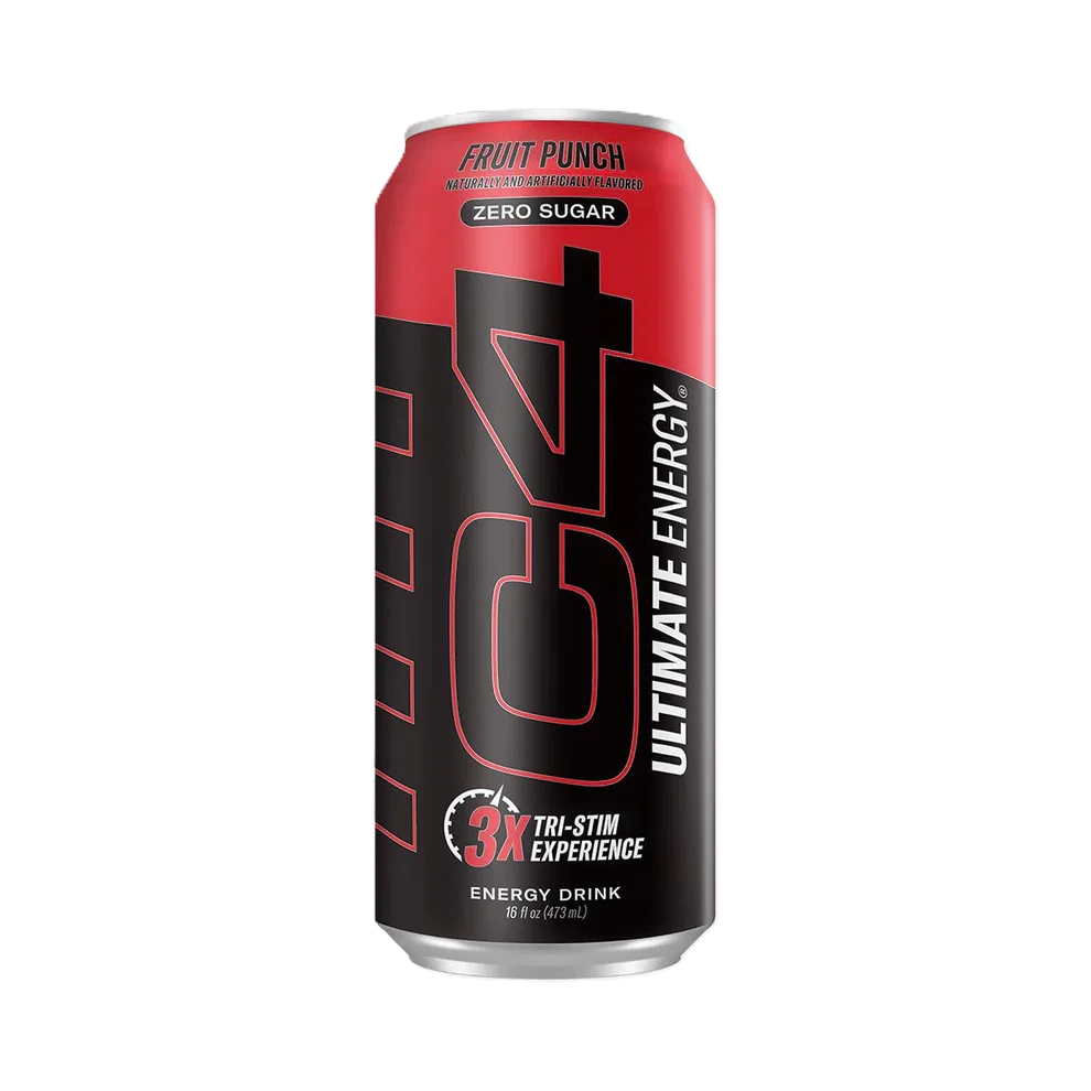 Cellucor C4 Ultimate Energy Drink 16oz 12 pack fruit punch