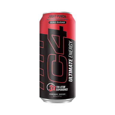 Cellucor C4 Ultimate Energy Drink 16oz 12 pack fruit punch