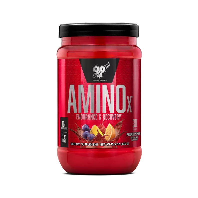 BSN Amino X 30 Servicios. Aminoácidos ponche de frutas