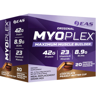 EAS Myoplex Maximum Muscle Builder 20 Packets chocolate peanut butter
