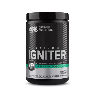 ON Platinum Igniter Pre Entreno 20 Servicios cherry lime